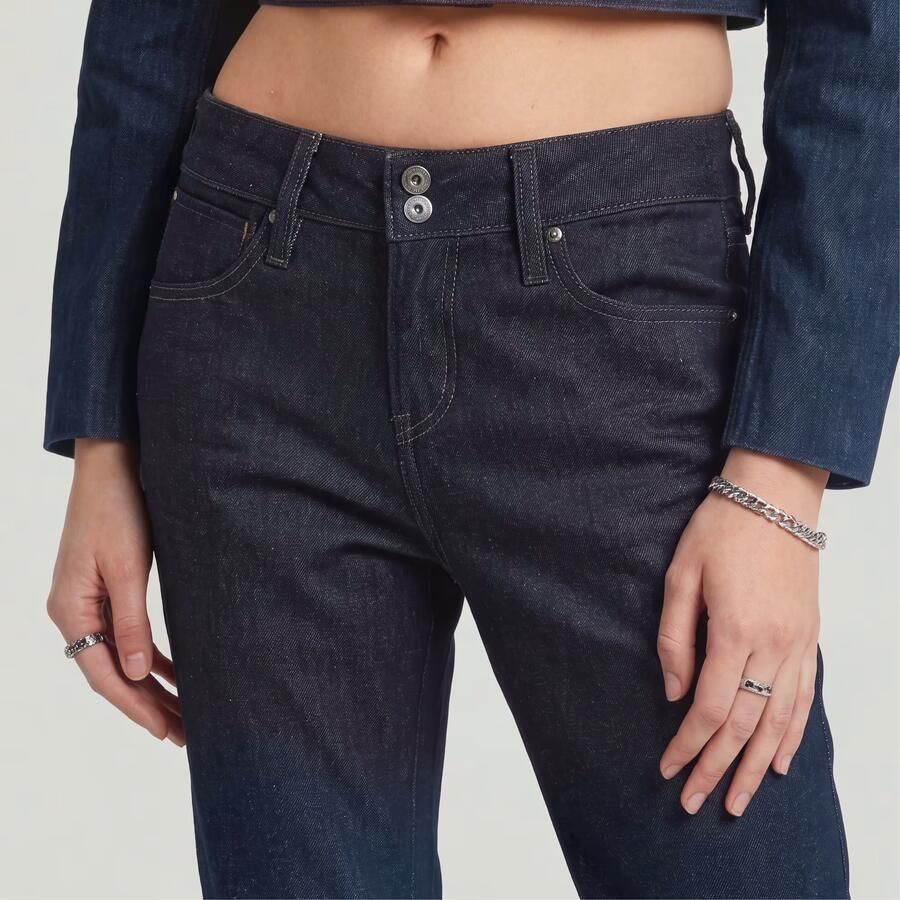 G-Star RAW G-Staq Low Bootcut Jeans Donkerblauw Dames - Foto 4