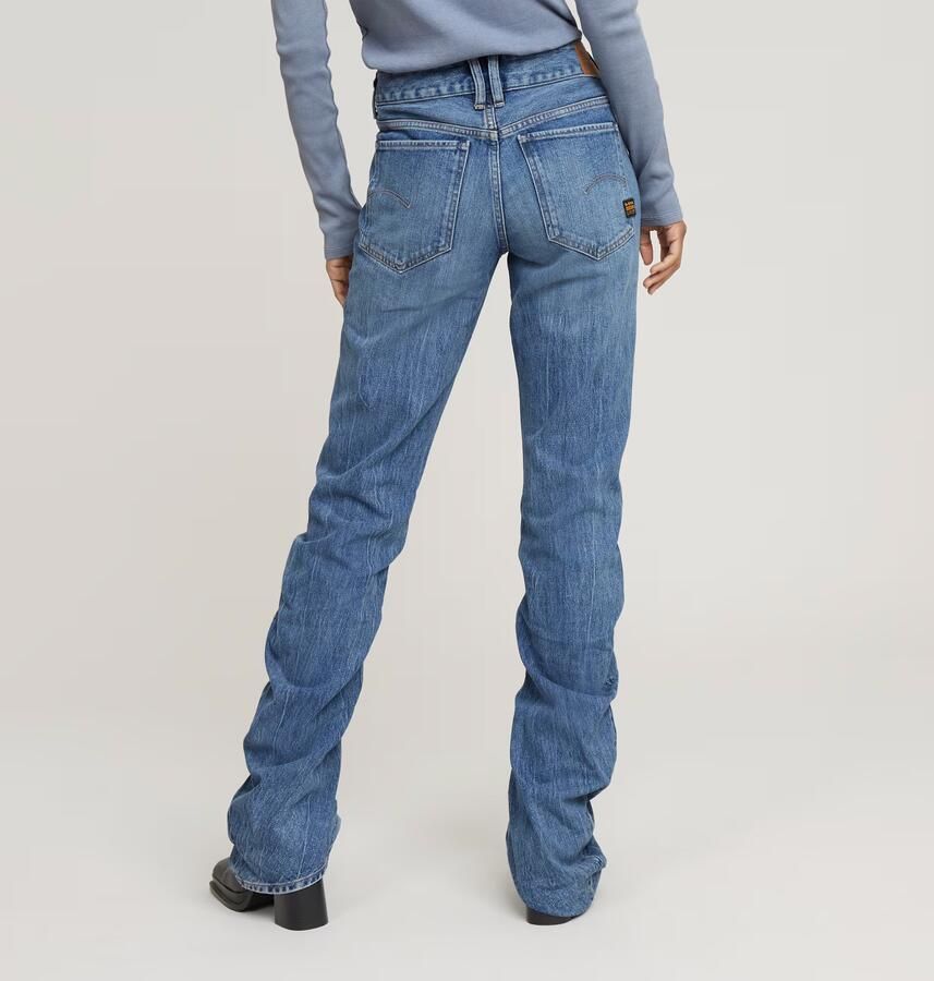 G-Star RAW G-Staq Low Bootcut Jeans Midden blauw Dames - Foto 4