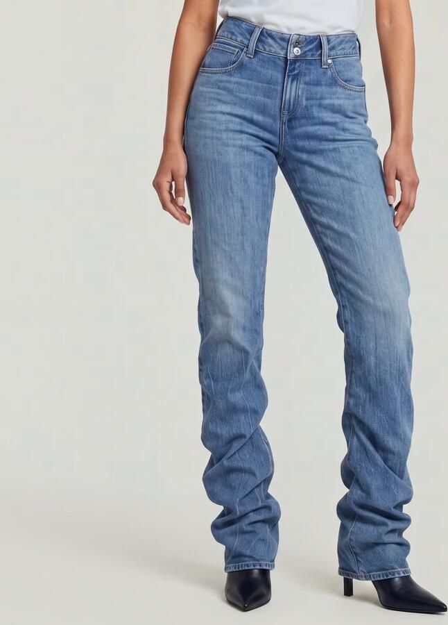 G-Star RAW G-Staq Low Bootcut Jeans Midden blauw Dames - Foto 5