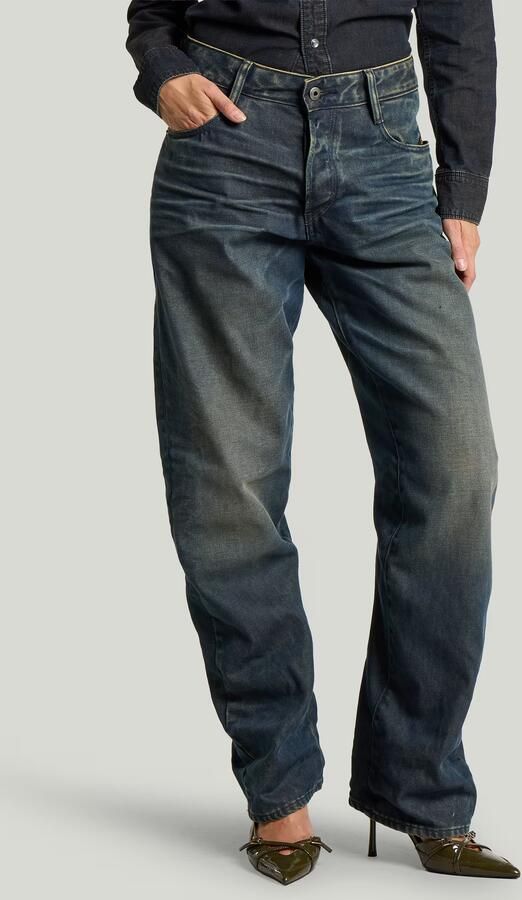 G-Star RAW G-STAR Arc Loose Jeans Donkerblauw Dames