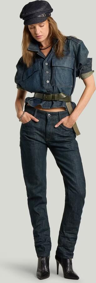 G-Star RAW G-STAR Arc Slim Neo Raw Jeans Donkerblauw Dames - Foto 7