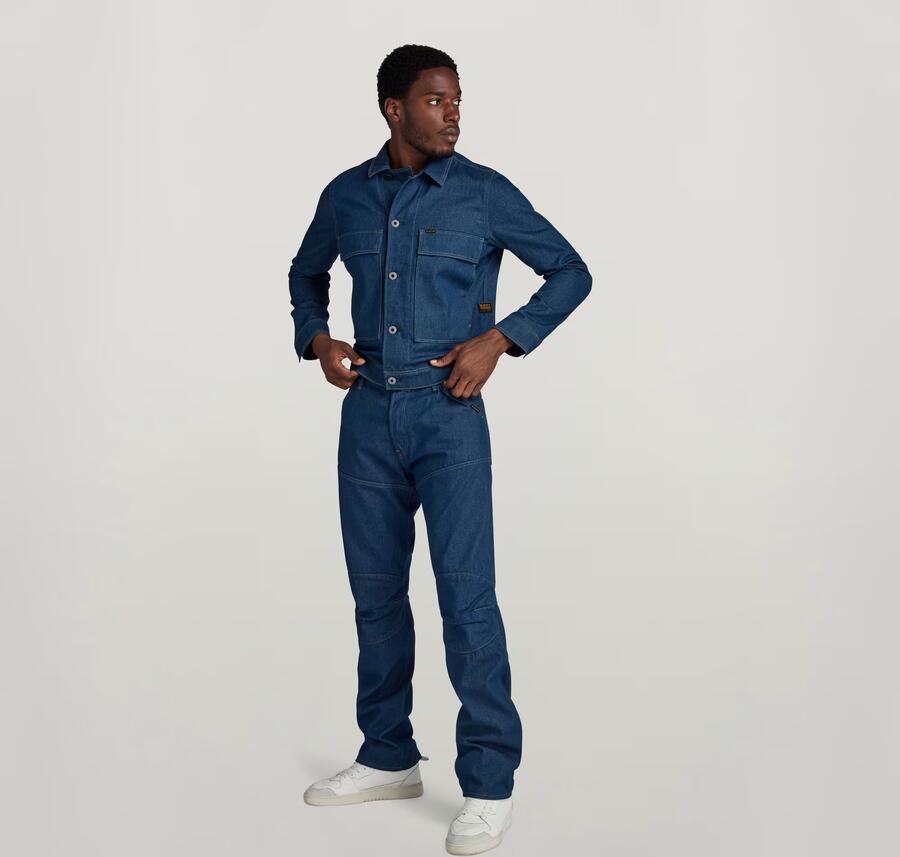 G-Star RAW G-STAR Elwood 3D Regular Jeans Donkerblauw Heren - Foto 6