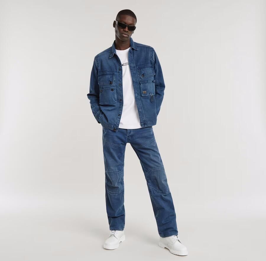 G-Star RAW G-STAR Elwood 3D Regular Jeans Midden blauw Heren - Foto 4