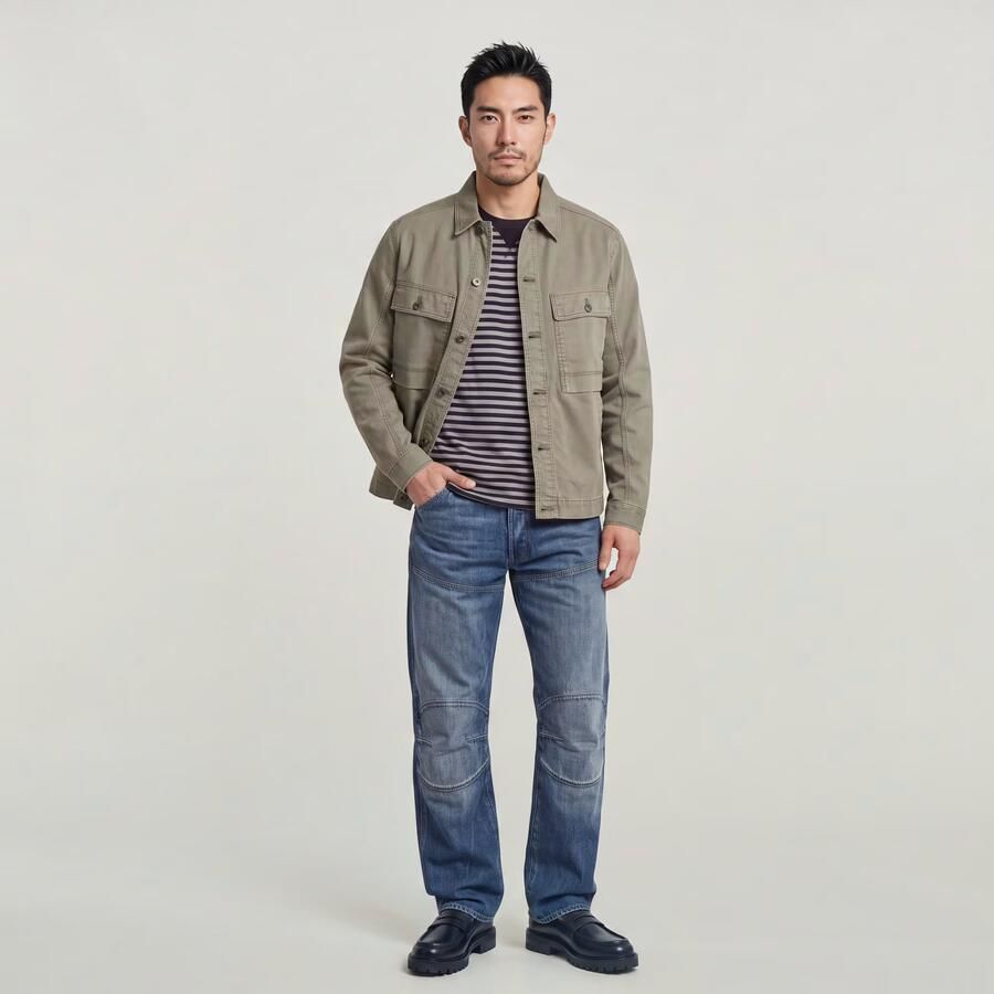 G-Star RAW G-STAR Elwood 3D Regular Jeans Donkerblauw Heren - Foto 6