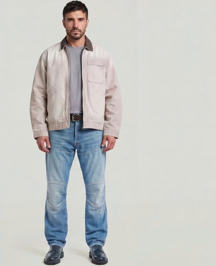 G-STAR 3D Regular straight leg regular fit jeans light blue - Foto 14