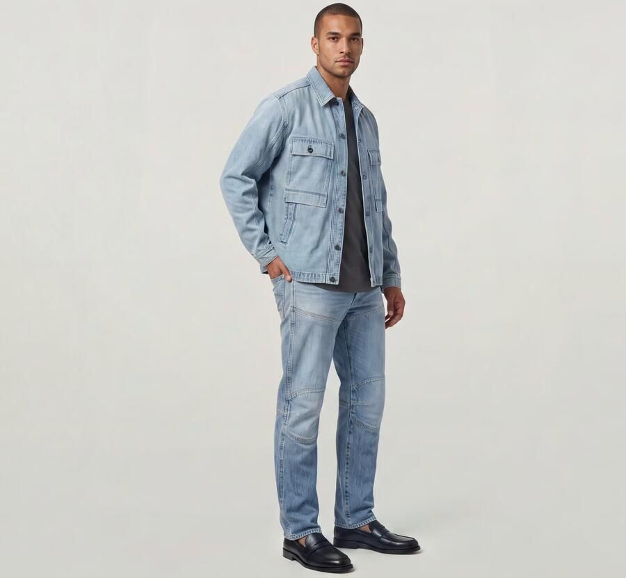 G-Star Raw Straight Jeans D23699-D788 5620 3D REGULAR-H924 FADED SEA BAY - Foto 6