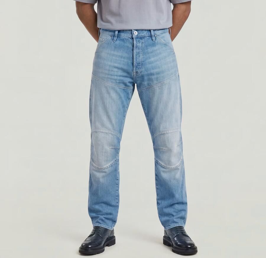 G-STAR 3D Regular straight leg regular fit jeans light blue - Foto 12