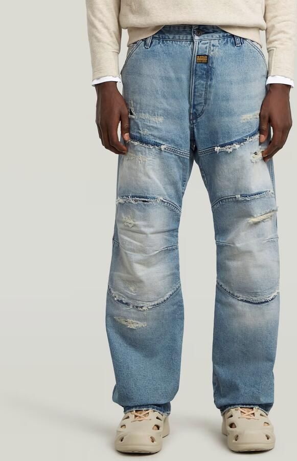 G-Star RAW G-STAR Elwood Unisex Low Loose Jeans Midden blauw Heren - Foto 8