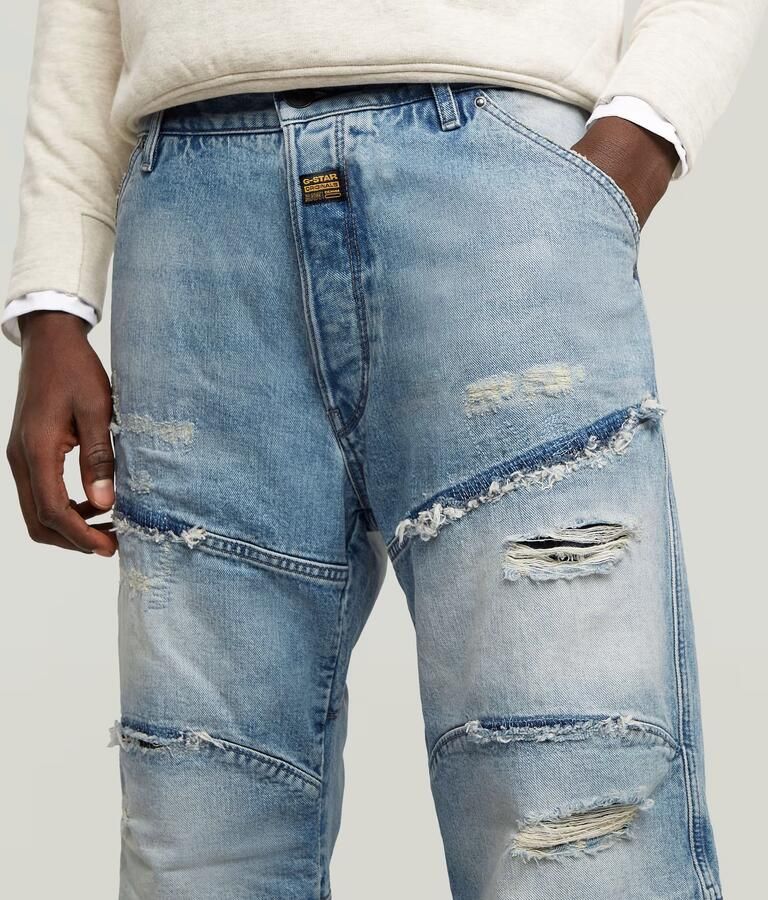 G-Star RAW G-STAR Elwood Unisex Low Loose Jeans Midden blauw Heren - Foto 2