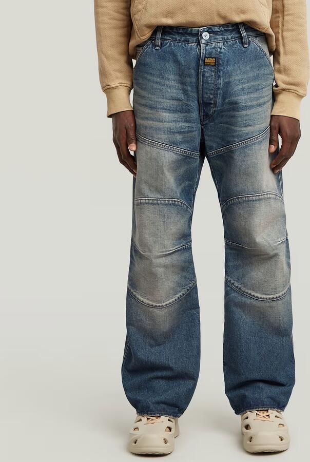 G-Star RAW G-STAR Elwood Unisex Low Loose Jeans Midden blauw Heren - Foto 8