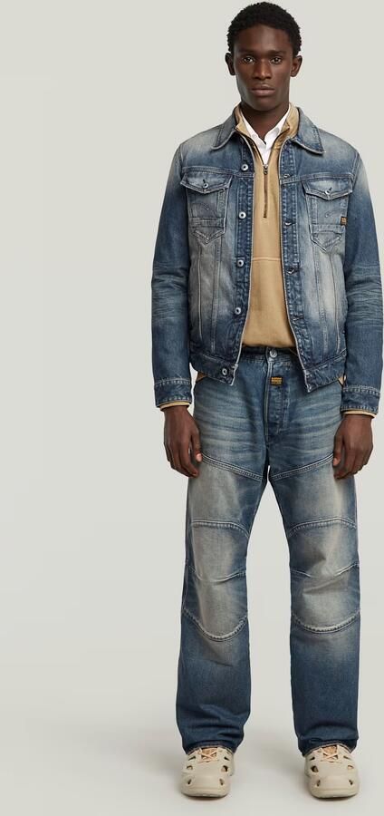 G-Star RAW G-STAR Elwood Unisex Low Loose Jeans Midden blauw Heren - Foto 6