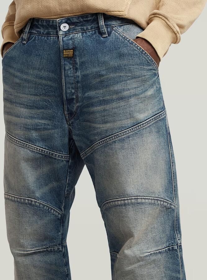 G-Star RAW G-STAR Elwood Unisex Low Loose Jeans Midden blauw Heren - Foto 4