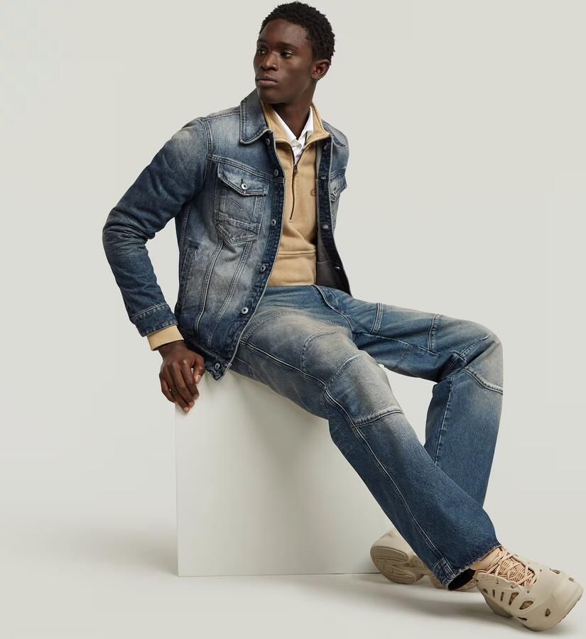 G-Star RAW G-STAR Elwood Unisex Low Loose Jeans Midden blauw Heren - Foto 2