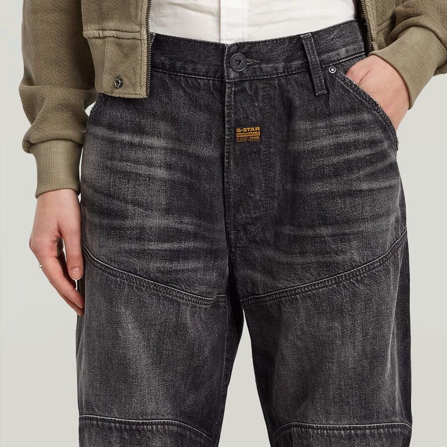 G-Star RAW G-STAR Elwood Unisex Low Loose Jeans Zwart Heren - Foto 4