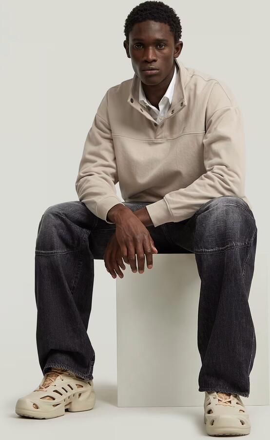 G-Star RAW G-STAR Elwood Unisex Low Loose Jeans Zwart Heren - Foto 5