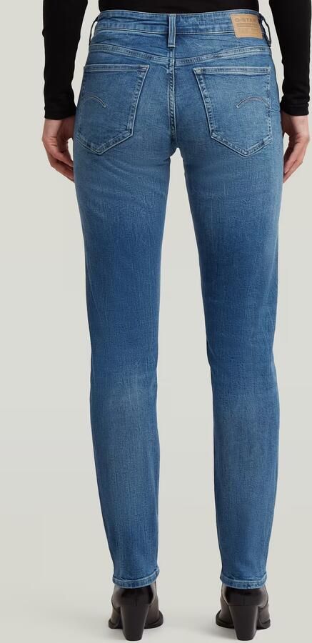 G-Star RAW G-STAR Lennoxx Slim Straight Jeans Donkerblauw Dames - Foto 5