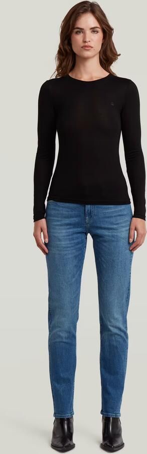 G-Star RAW G-STAR Lennoxx Slim Straight Jeans Donkerblauw Dames - Foto 7