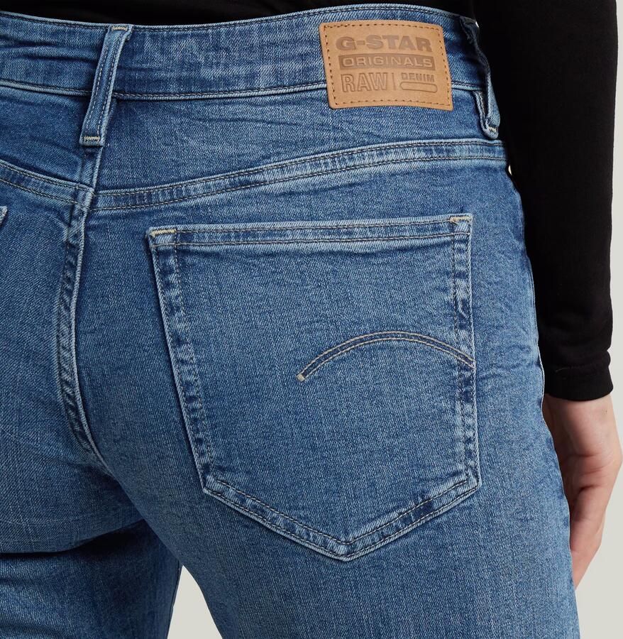 G-Star RAW G-STAR Lennoxx Slim Straight Jeans Donkerblauw Dames - Foto 3