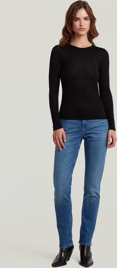 G-Star RAW G-STAR Lennoxx Slim Straight Jeans Donkerblauw Dames - Foto 6