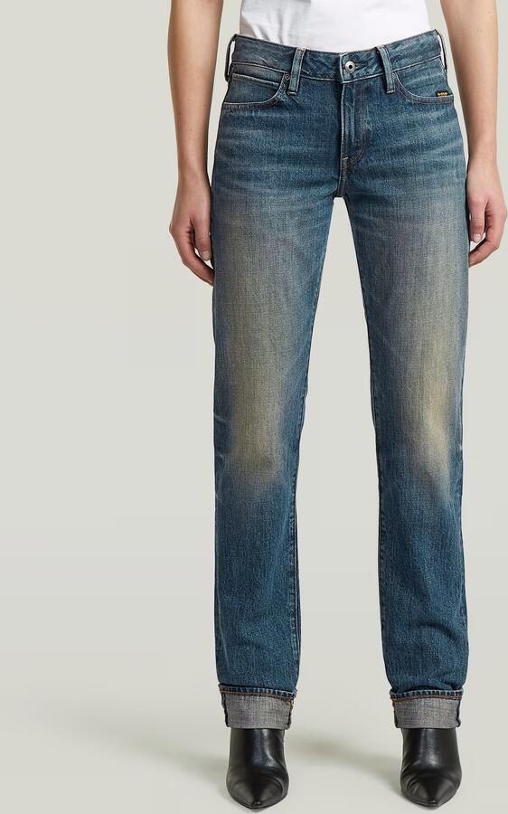 G-Star RAW G-STAR Lennoxx Slim Straight Jeans Donkerblauw Dames - Foto 4