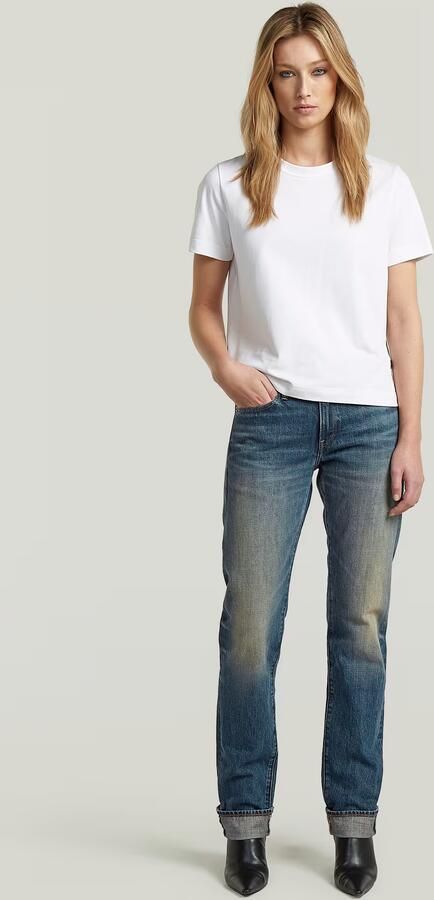 G-Star RAW G-STAR Lennoxx Slim Straight Jeans Donkerblauw Dames - Foto 5
