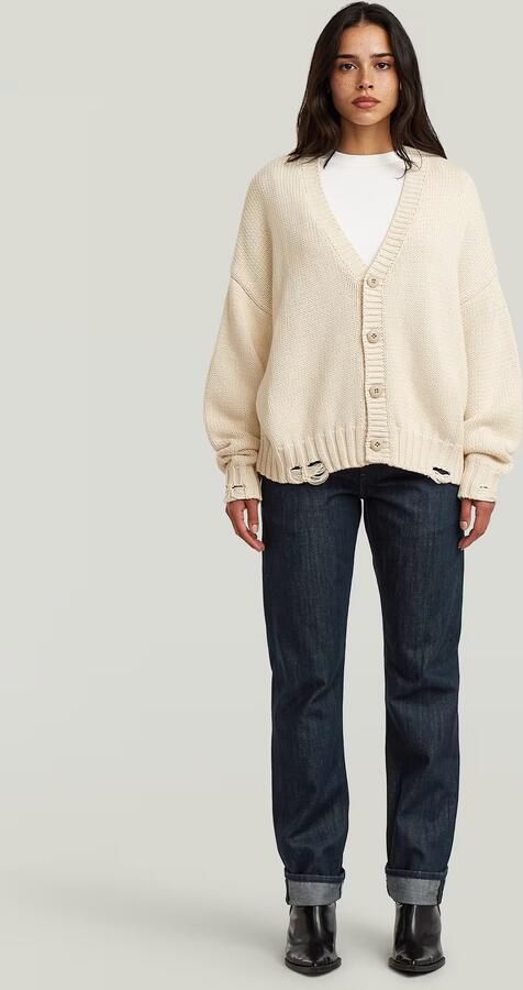 G-Star RAW G-STAR Lennoxx Slim Straight Jeans Donkerblauw Dames - Foto 6
