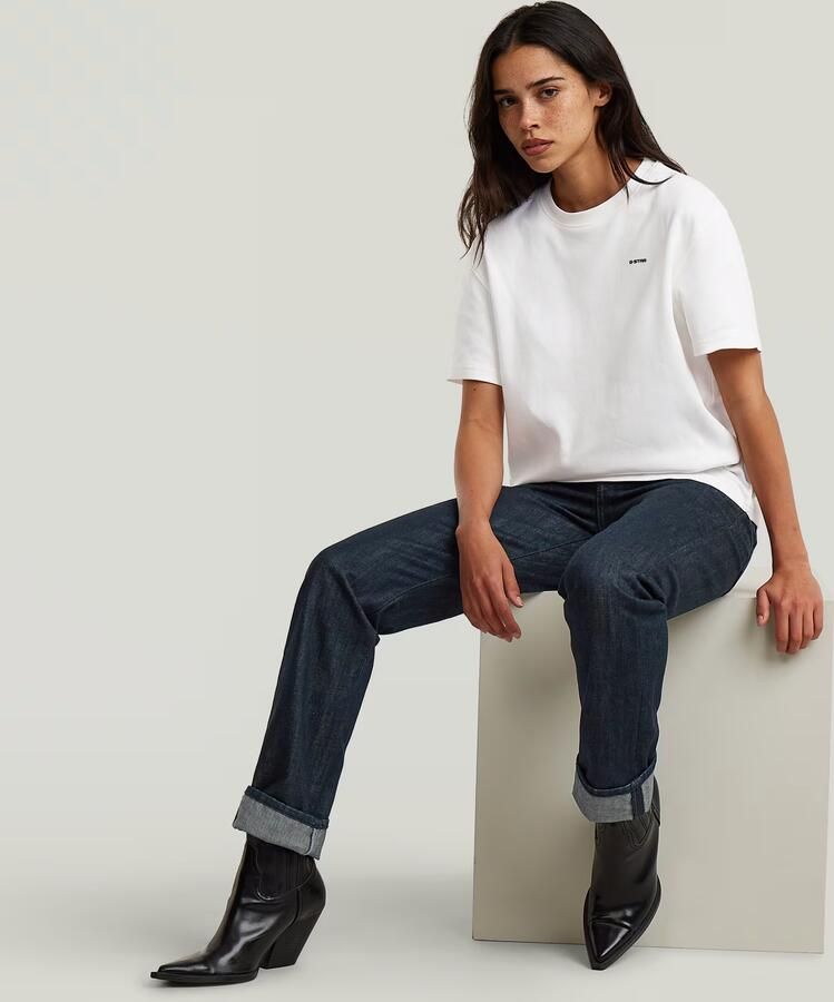 G-Star RAW G-STAR Lennoxx Slim Straight Jeans Donkerblauw Dames - Foto 4
