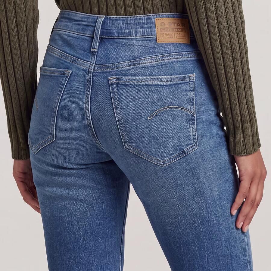 G-Star RAW G-STAR Lennoxx Slim Straight Jeans Donkerblauw Dames - Foto 3