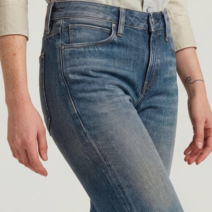G-Star RAW G-STAR Lennoxx Slim Straight Jeans Donkerblauw Dames - Foto 3