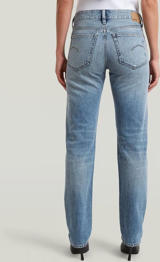 G-Star RAW G-STAR Lennoxx Slim Straight Jeans Midden blauw Dames - Foto 5