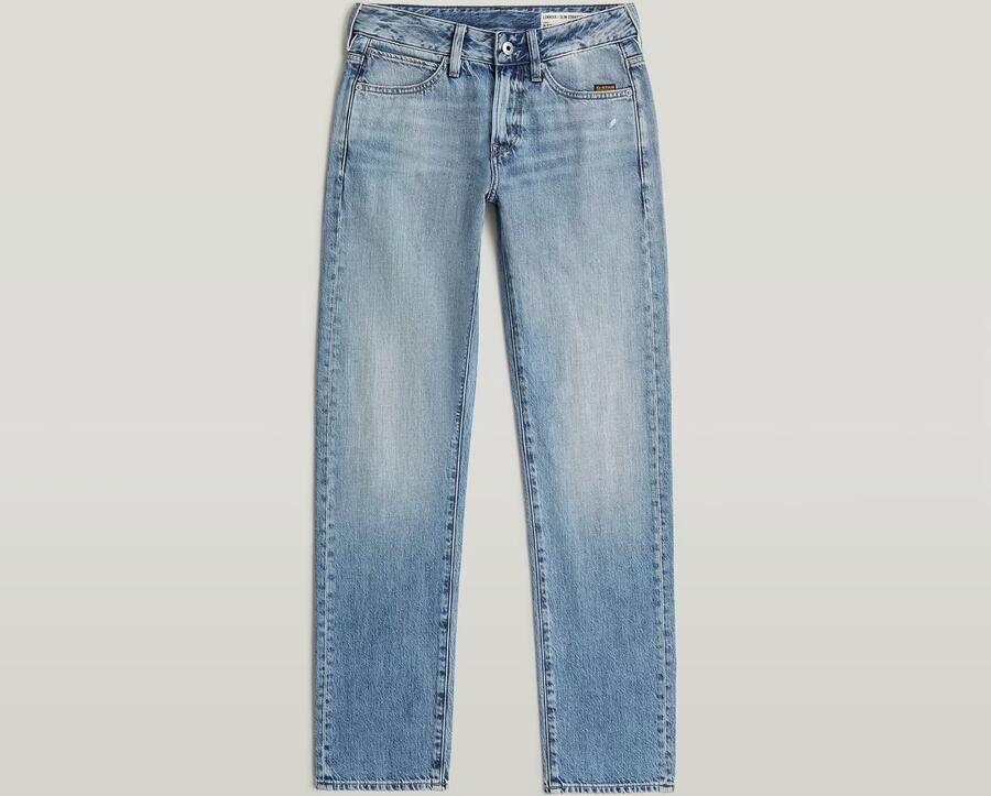 G-Star RAW G-STAR Lennoxx Slim Straight Jeans Midden blauw Dames - Foto 4
