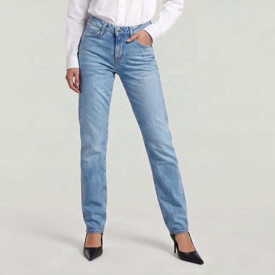 G-Star RAW G-STAR Lennoxx Slim Straight Jeans Midden blauw Dames - Foto 3