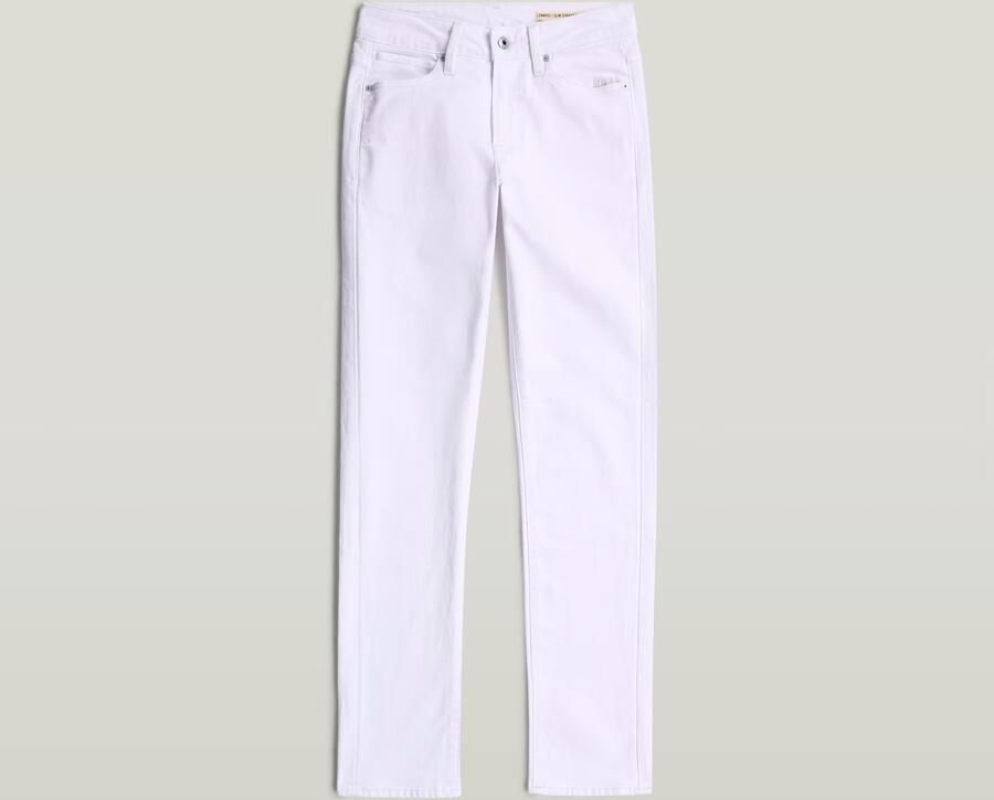 G-Star RAW G-STAR Lennoxx Slim Straight Jeans Wit Dames - Foto 4