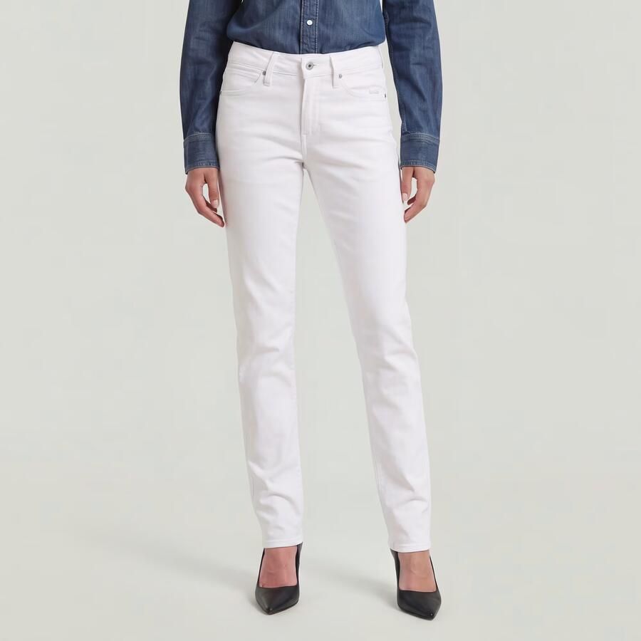 G-Star RAW G-STAR Lennoxx Slim Straight Jeans Wit Dames - Foto 3
