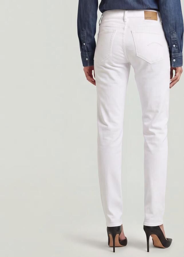 G-Star RAW G-STAR Lennoxx Slim Straight Jeans Wit Dames - Foto 5