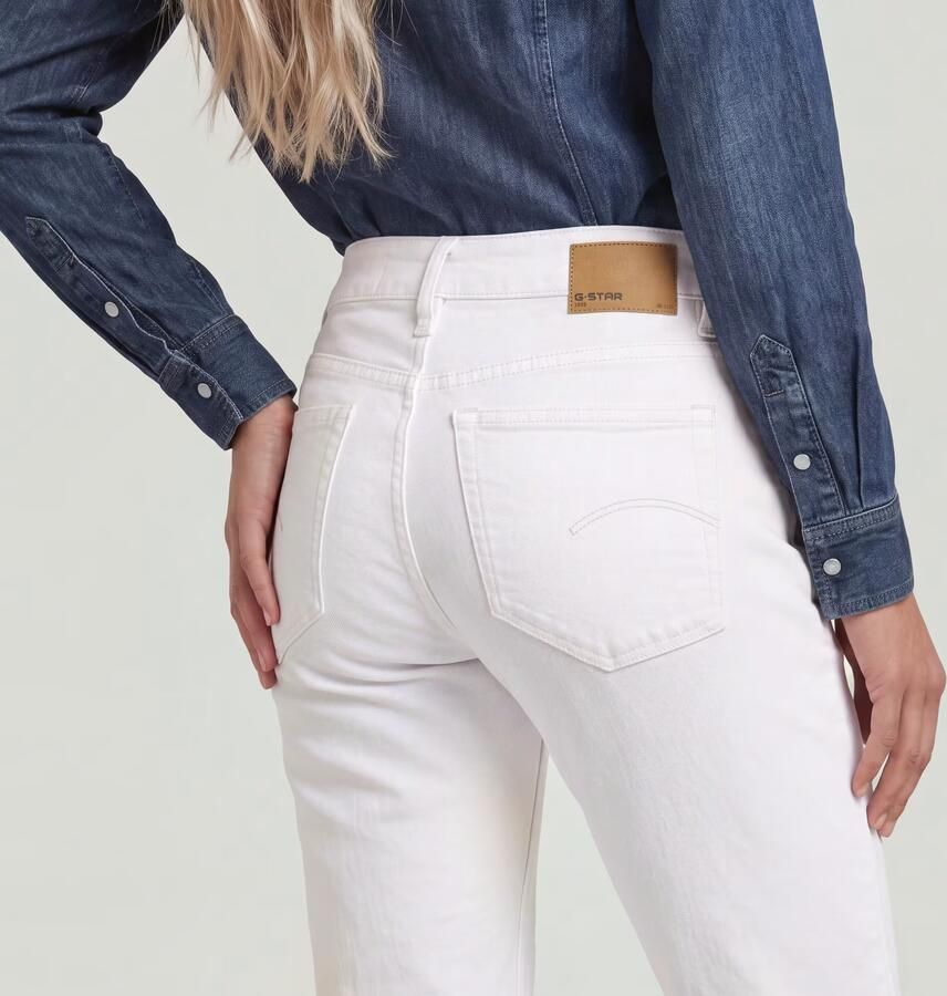 G-Star RAW G-STAR Lennoxx Slim Straight Jeans Wit Dames - Foto 4