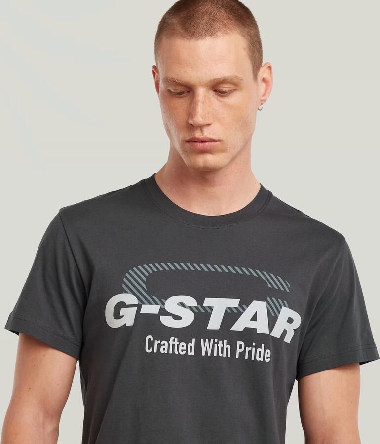 G-Star RAW G-STAR Logo T-Shirt Grijs Heren - Foto 2
