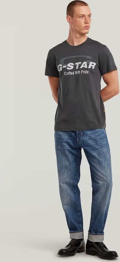 G-Star RAW G-STAR Logo T-Shirt Grijs Heren - Foto 4