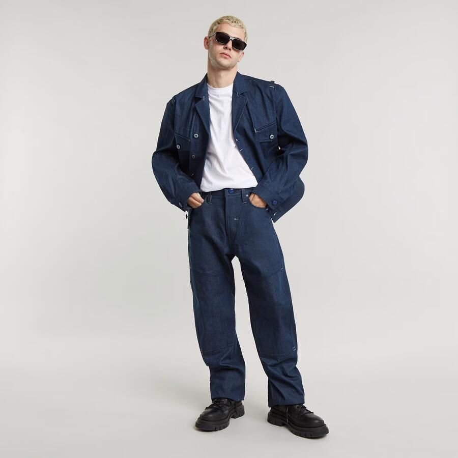 G-Star RAW G-Star Origins Bend 3D Loose Selvedge Jeans Donkerblauw Heren - Foto 2