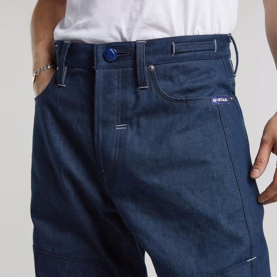 G-Star RAW G-Star Origins Bend 3D Loose Selvedge Jeans Donkerblauw Heren - Foto 4