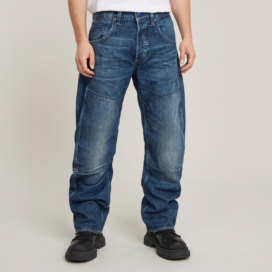 G-Star RAW G-STAR Origins Bend 3D Loose Selvedge Jeans Donkerblauw Heren