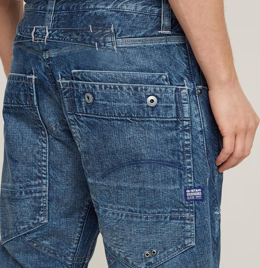 G-Star RAW G-STAR Origins Bend 3D Loose Selvedge Jeans Donkerblauw Heren - Foto 4