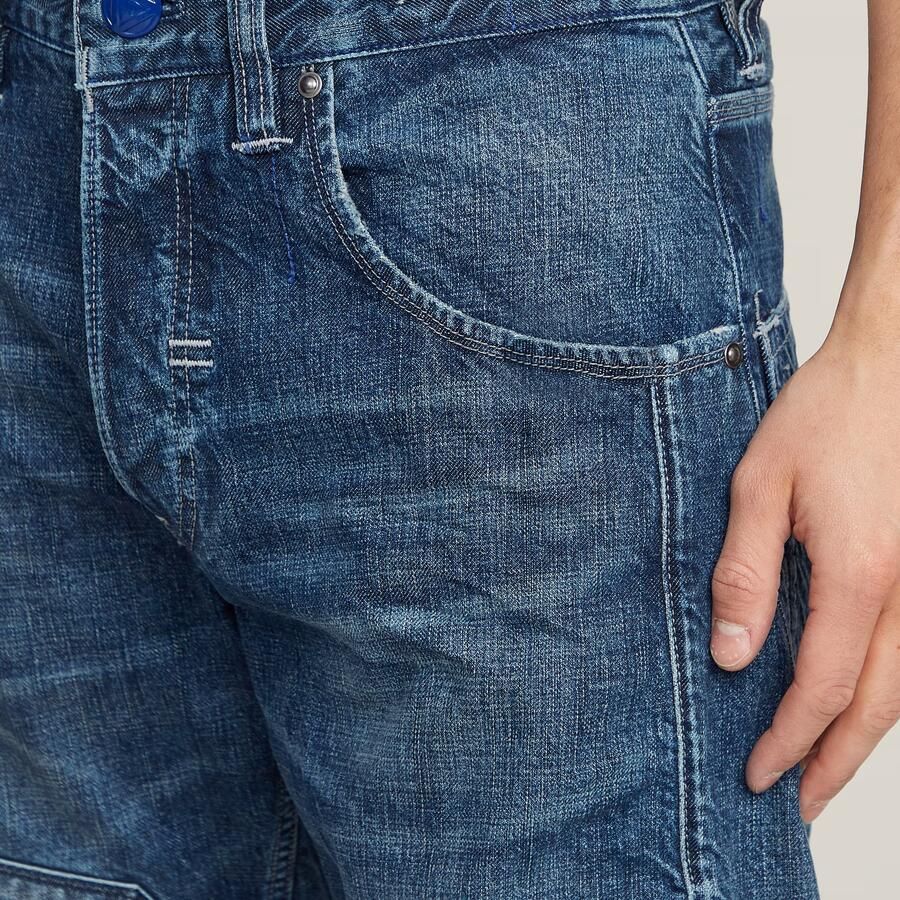 G-Star RAW G-STAR Origins Bend 3D Loose Selvedge Jeans Donkerblauw Heren - Foto 3