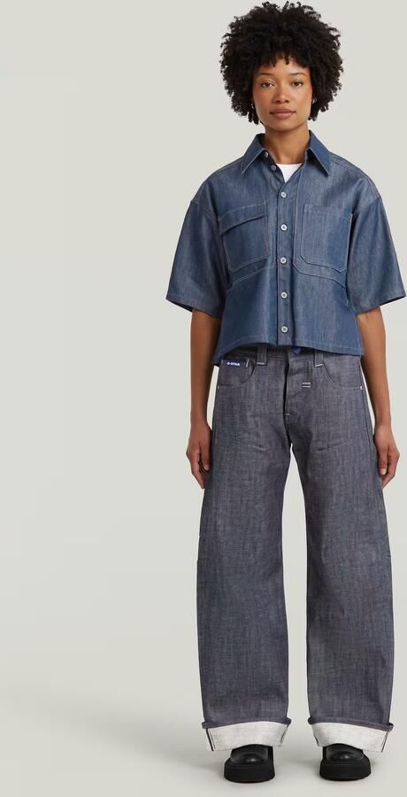 G-Star RAW G-STAR Origins Bowey Selvedge Jeans Donkerblauw Dames - Foto 5