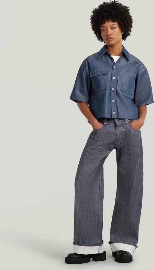 G-Star RAW G-STAR Origins Bowey Selvedge Jeans Donkerblauw Dames - Foto 4