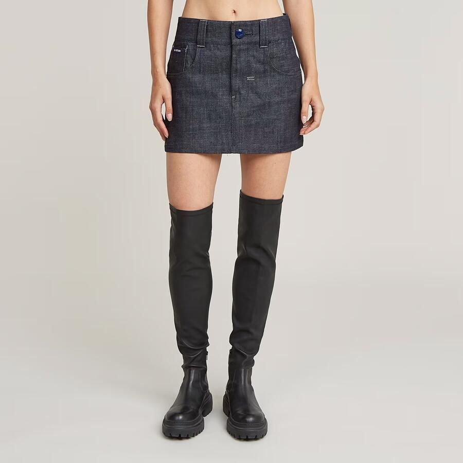 G-Star RAW G-STAR Origins Bowey Rok Donkerblauw Dames - Foto 7