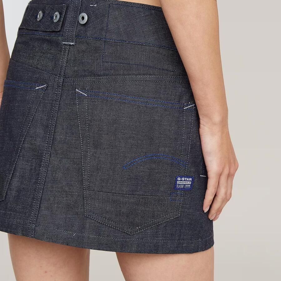G-Star RAW G-STAR Origins Bowey Rok Donkerblauw Dames - Foto 3