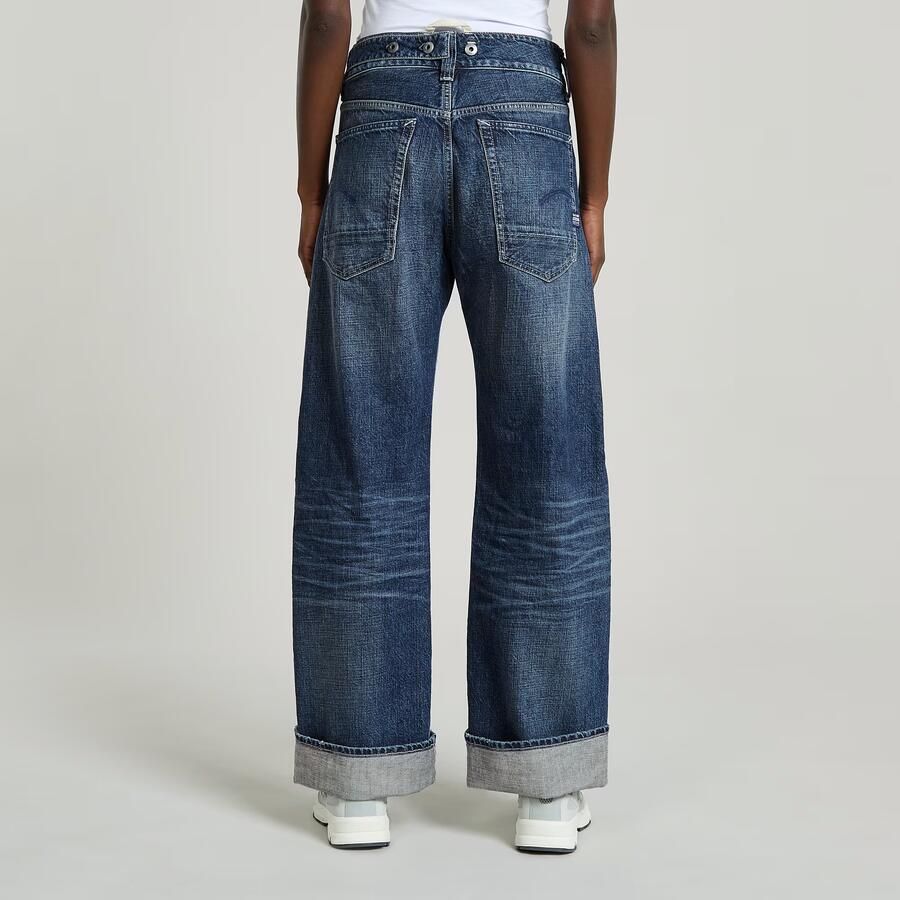 G-Star RAW G-STAR Origins Bowey Selvedge Jeans Donkerblauw Dames