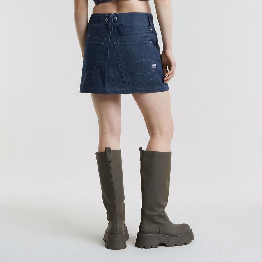 G-Star RAW G-Star Origins Bowey Selvedge Rok Donkerblauw Dames