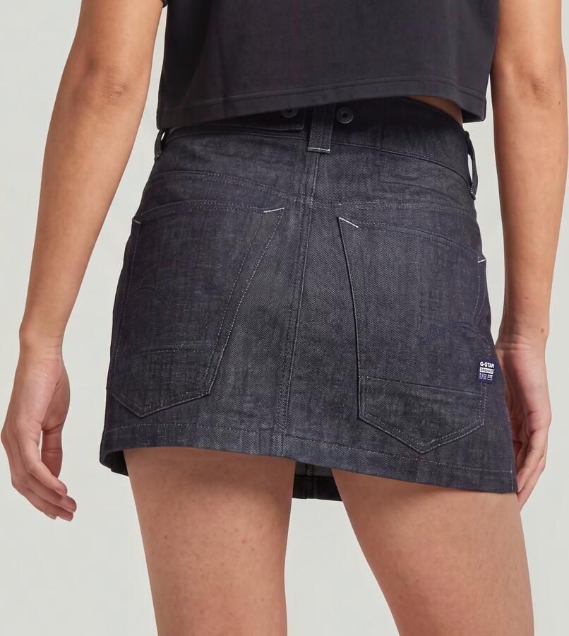 G-Star RAW G-STAR Origins Bowey Selvedge Rok Donkerblauw Dames - Foto 7